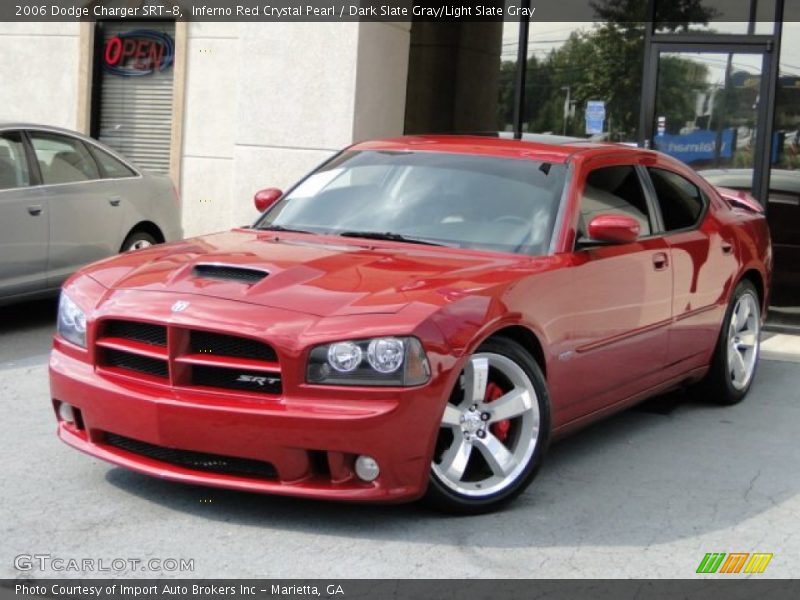 Inferno Red Crystal Pearl / Dark Slate Gray/Light Slate Gray 2006 Dodge Charger SRT-8