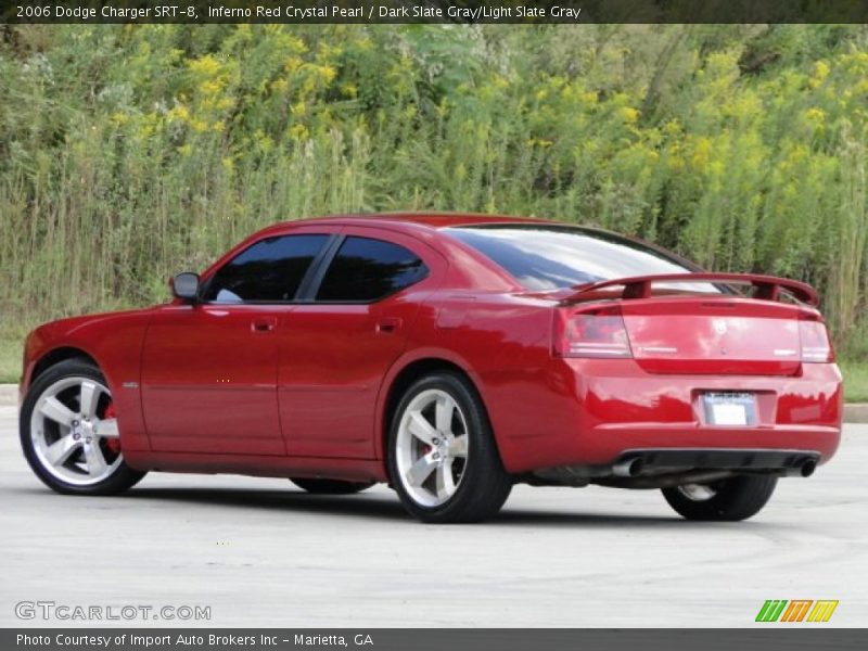 Inferno Red Crystal Pearl / Dark Slate Gray/Light Slate Gray 2006 Dodge Charger SRT-8