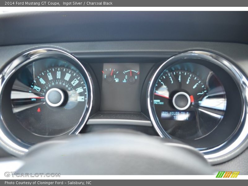Ingot Silver / Charcoal Black 2014 Ford Mustang GT Coupe
