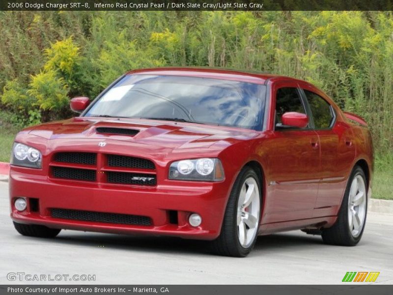 Inferno Red Crystal Pearl / Dark Slate Gray/Light Slate Gray 2006 Dodge Charger SRT-8