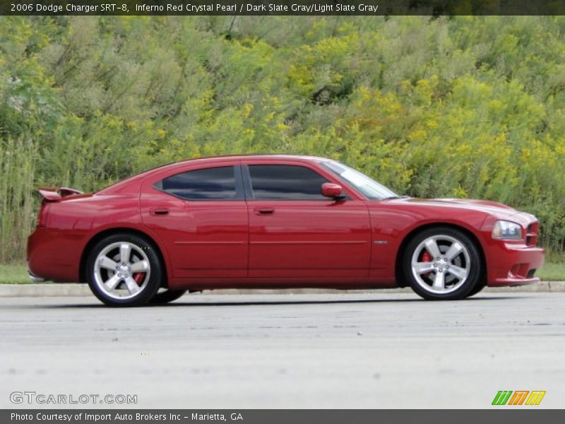 Inferno Red Crystal Pearl / Dark Slate Gray/Light Slate Gray 2006 Dodge Charger SRT-8
