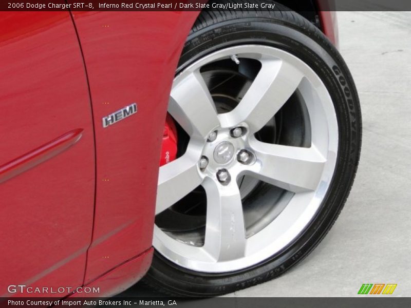 Inferno Red Crystal Pearl / Dark Slate Gray/Light Slate Gray 2006 Dodge Charger SRT-8