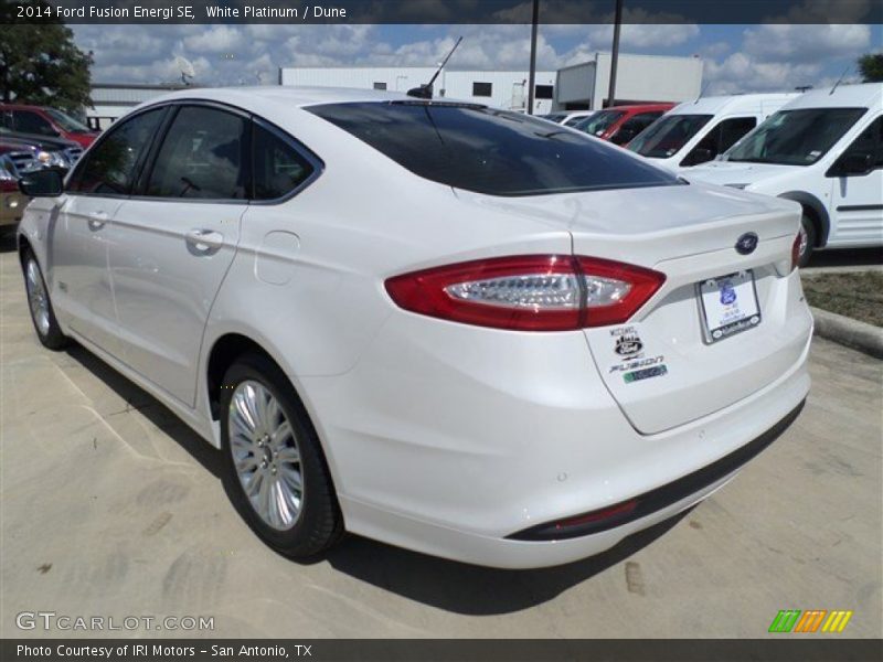 White Platinum / Dune 2014 Ford Fusion Energi SE