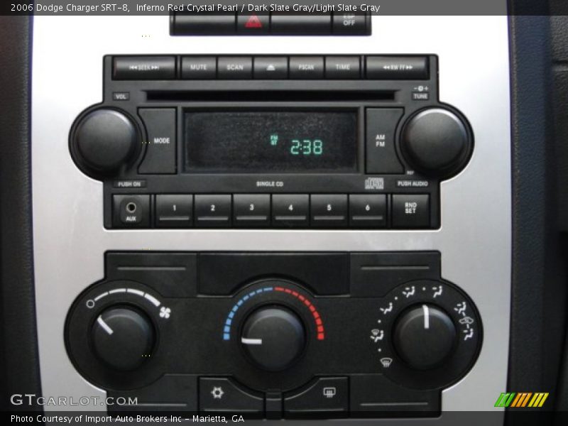 Inferno Red Crystal Pearl / Dark Slate Gray/Light Slate Gray 2006 Dodge Charger SRT-8