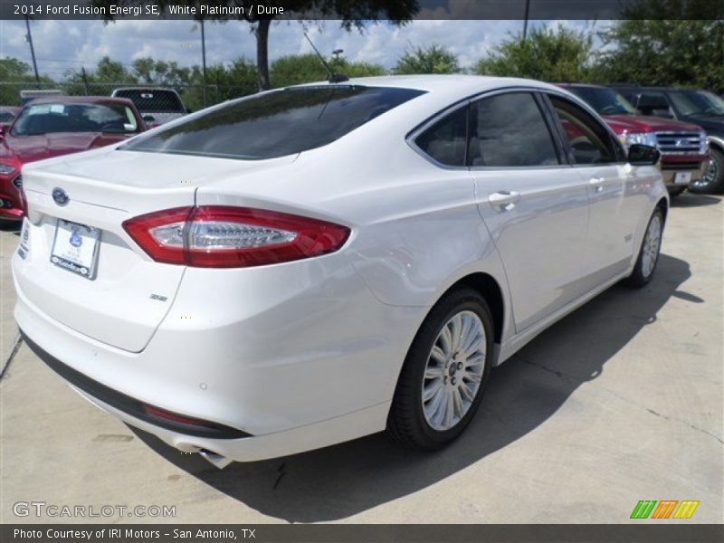White Platinum / Dune 2014 Ford Fusion Energi SE