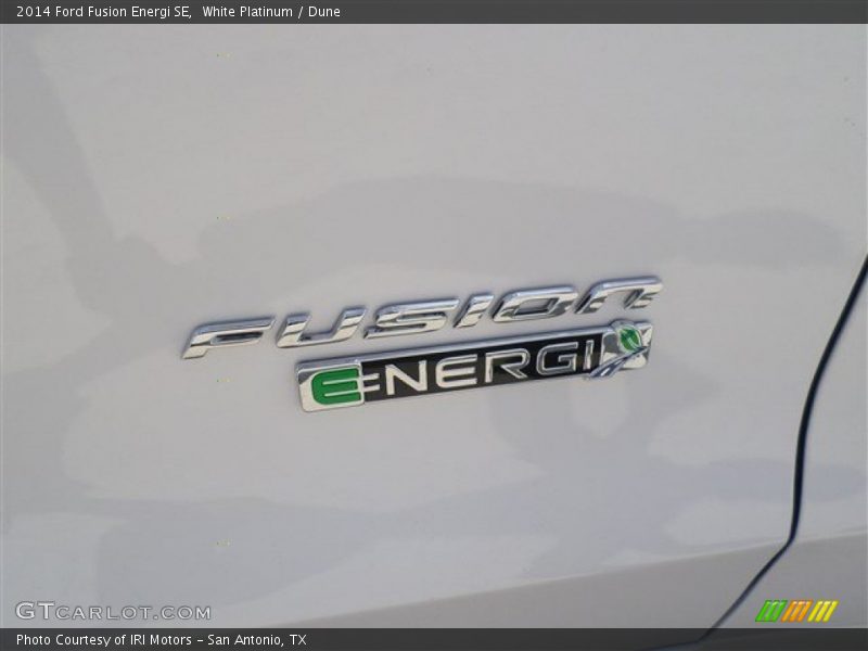 White Platinum / Dune 2014 Ford Fusion Energi SE
