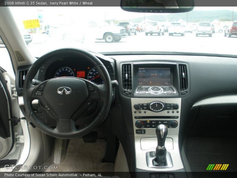 Ivory Pearl White / Wheat 2008 Infiniti G 35 Sedan