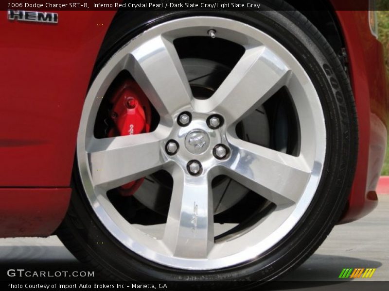 Inferno Red Crystal Pearl / Dark Slate Gray/Light Slate Gray 2006 Dodge Charger SRT-8