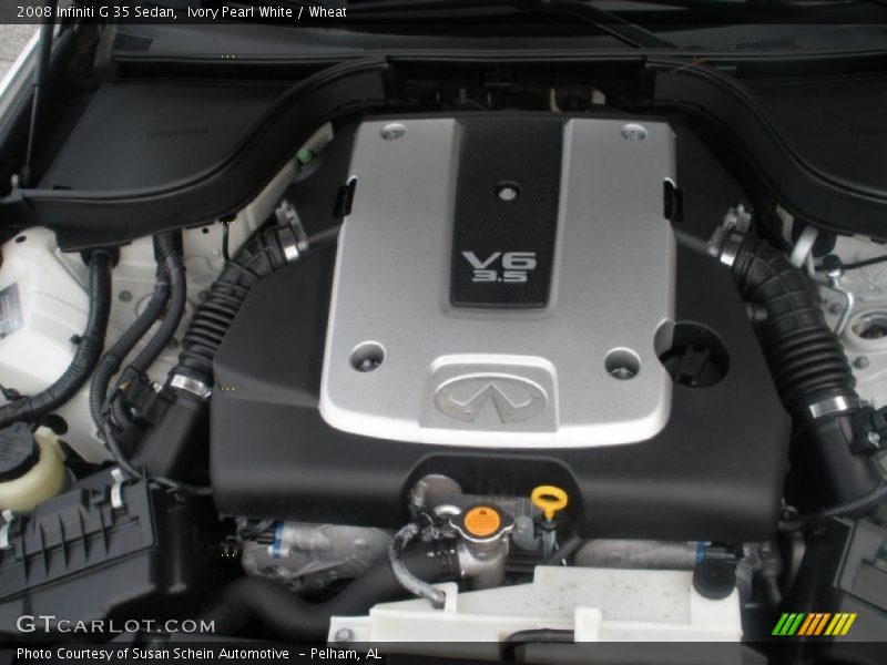 Ivory Pearl White / Wheat 2008 Infiniti G 35 Sedan