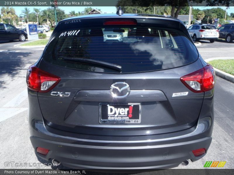 Meteor Gray Mica / Black 2014 Mazda CX-5 Sport