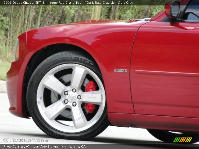 Inferno Red Crystal Pearl / Dark Slate Gray/Light Slate Gray 2006 Dodge Charger SRT-8