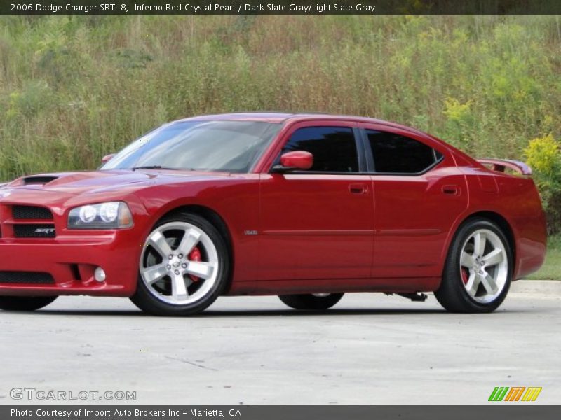 Inferno Red Crystal Pearl / Dark Slate Gray/Light Slate Gray 2006 Dodge Charger SRT-8