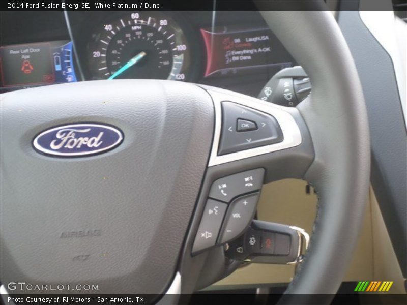 White Platinum / Dune 2014 Ford Fusion Energi SE