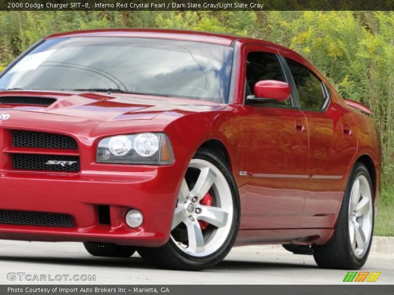 Inferno Red Crystal Pearl / Dark Slate Gray/Light Slate Gray 2006 Dodge Charger SRT-8