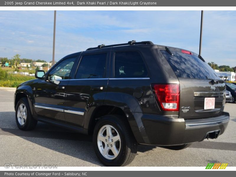 Dark Khaki Pearl / Dark Khaki/Light Graystone 2005 Jeep Grand Cherokee Limited 4x4