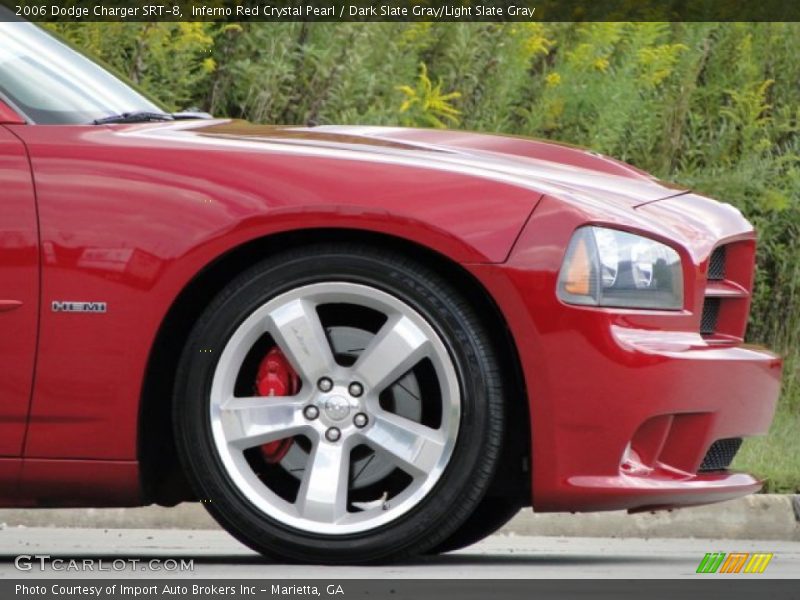Inferno Red Crystal Pearl / Dark Slate Gray/Light Slate Gray 2006 Dodge Charger SRT-8
