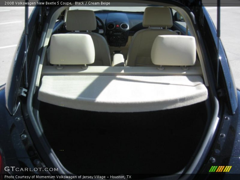 Black / Cream Beige 2008 Volkswagen New Beetle S Coupe