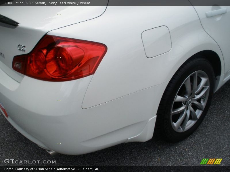 Ivory Pearl White / Wheat 2008 Infiniti G 35 Sedan