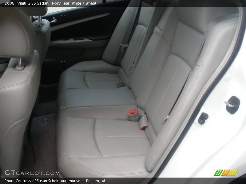 Ivory Pearl White / Wheat 2008 Infiniti G 35 Sedan