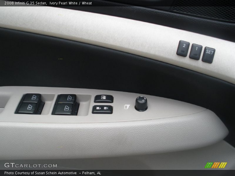 Ivory Pearl White / Wheat 2008 Infiniti G 35 Sedan