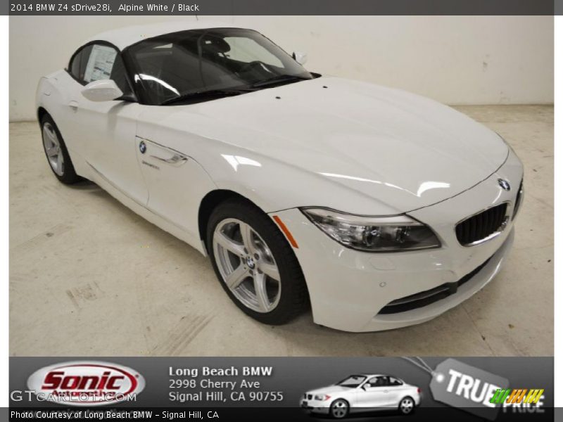 Alpine White / Black 2014 BMW Z4 sDrive28i