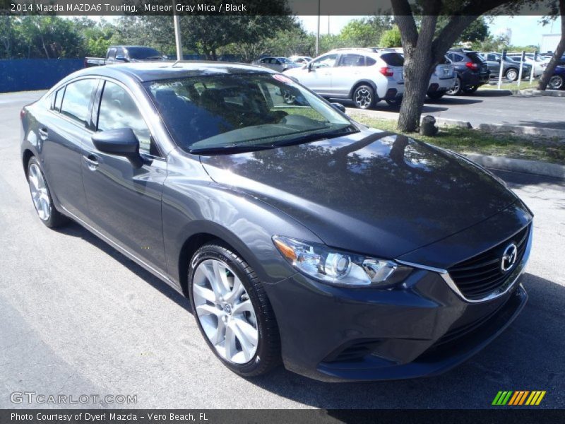 Meteor Gray Mica / Black 2014 Mazda MAZDA6 Touring