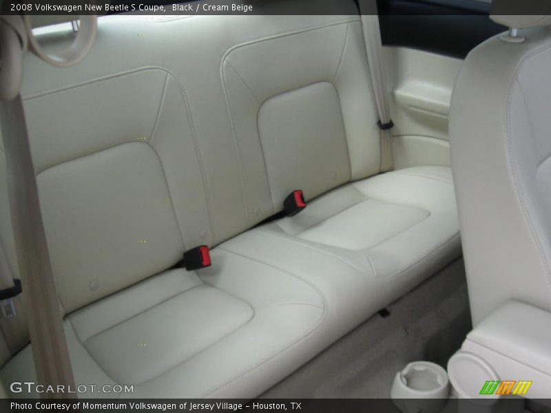Black / Cream Beige 2008 Volkswagen New Beetle S Coupe