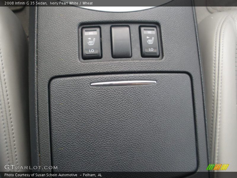 Ivory Pearl White / Wheat 2008 Infiniti G 35 Sedan