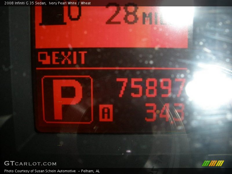 Ivory Pearl White / Wheat 2008 Infiniti G 35 Sedan