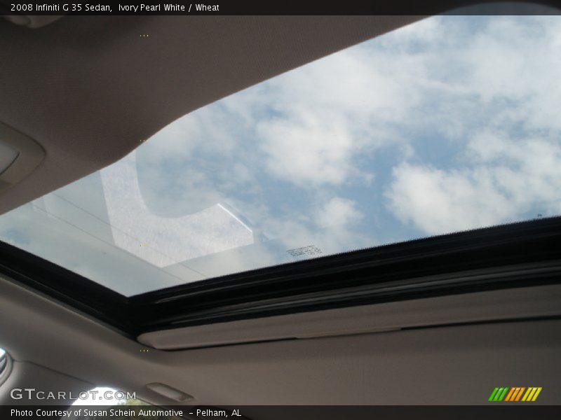 Ivory Pearl White / Wheat 2008 Infiniti G 35 Sedan