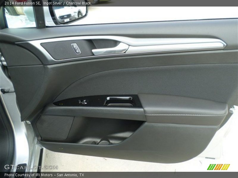 Ingot Silver / Charcoal Black 2014 Ford Fusion SE