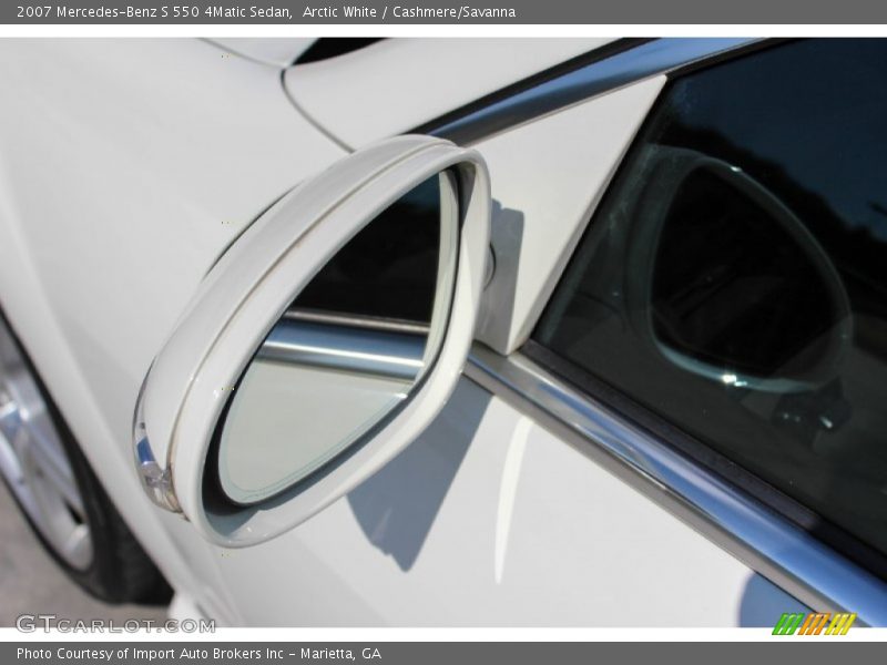 Arctic White / Cashmere/Savanna 2007 Mercedes-Benz S 550 4Matic Sedan
