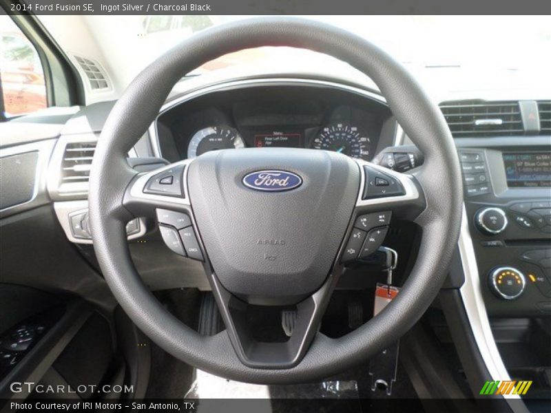 Ingot Silver / Charcoal Black 2014 Ford Fusion SE