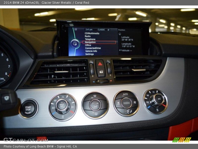 Controls of 2014 Z4 sDrive28i