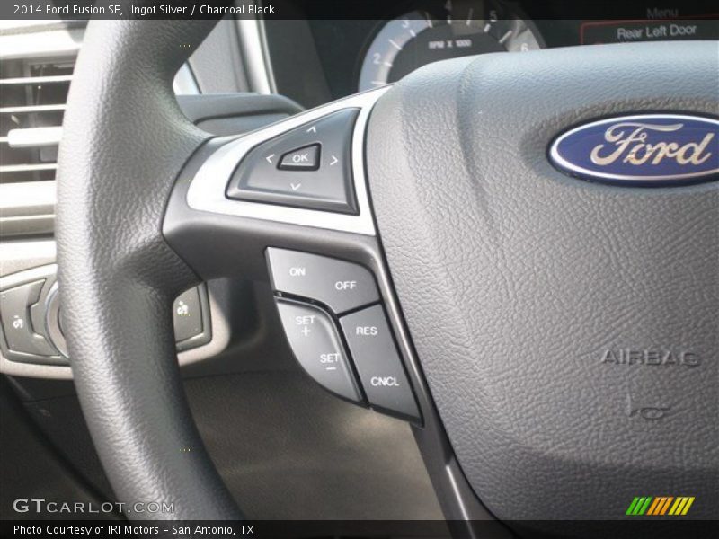 Ingot Silver / Charcoal Black 2014 Ford Fusion SE