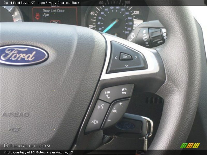 Ingot Silver / Charcoal Black 2014 Ford Fusion SE