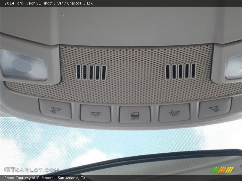 Ingot Silver / Charcoal Black 2014 Ford Fusion SE
