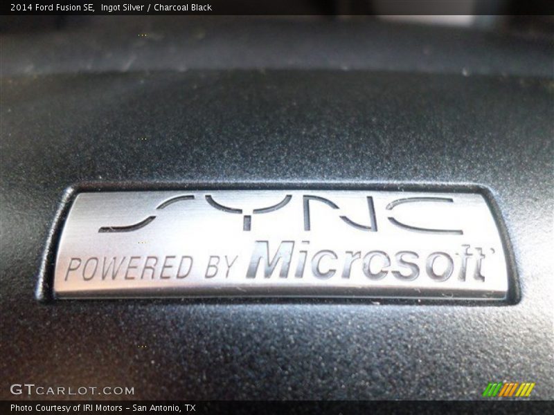 Ingot Silver / Charcoal Black 2014 Ford Fusion SE