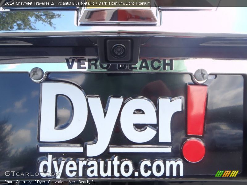 Atlantis Blue Metallic / Dark Titanium/Light Titanium 2014 Chevrolet Traverse LS