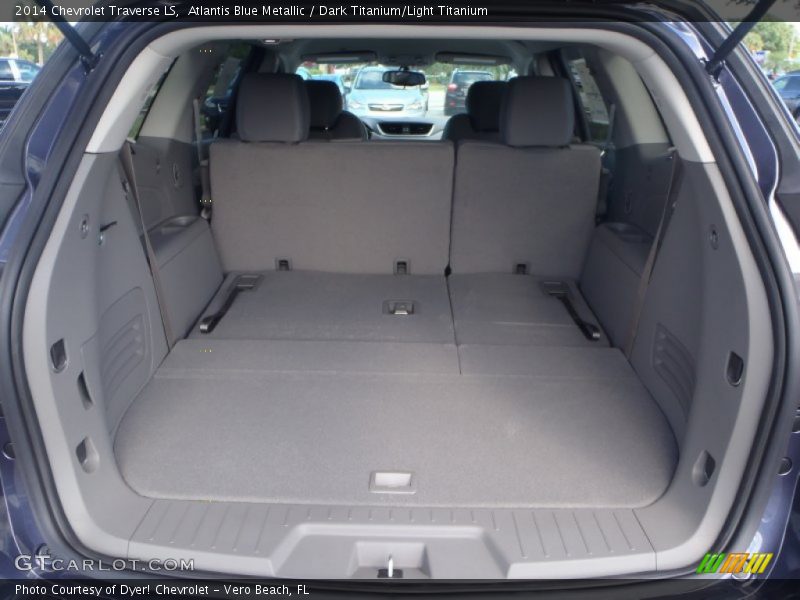 Atlantis Blue Metallic / Dark Titanium/Light Titanium 2014 Chevrolet Traverse LS