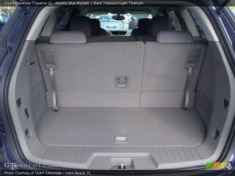 Atlantis Blue Metallic / Dark Titanium/Light Titanium 2014 Chevrolet Traverse LS