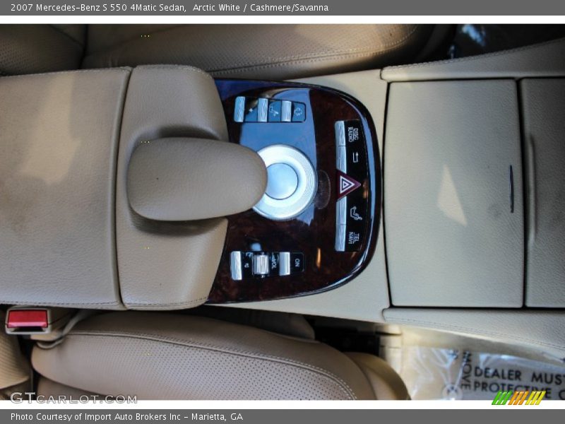 Arctic White / Cashmere/Savanna 2007 Mercedes-Benz S 550 4Matic Sedan