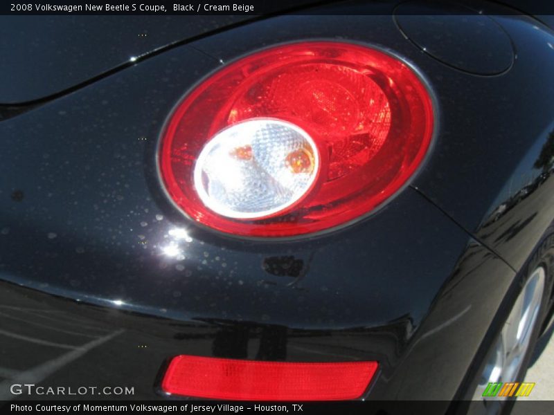 Black / Cream Beige 2008 Volkswagen New Beetle S Coupe