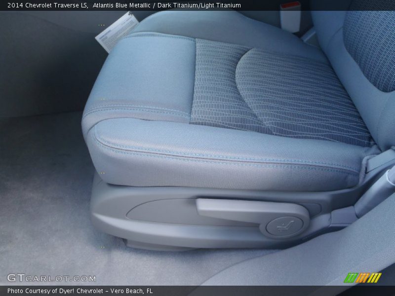 Atlantis Blue Metallic / Dark Titanium/Light Titanium 2014 Chevrolet Traverse LS