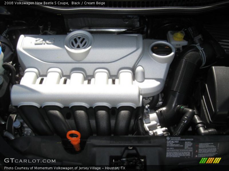 Black / Cream Beige 2008 Volkswagen New Beetle S Coupe