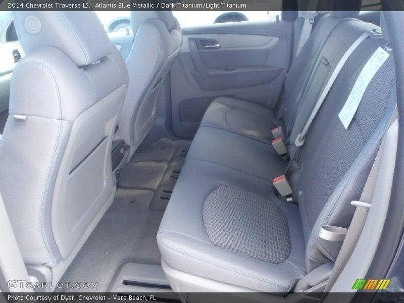 Atlantis Blue Metallic / Dark Titanium/Light Titanium 2014 Chevrolet Traverse LS