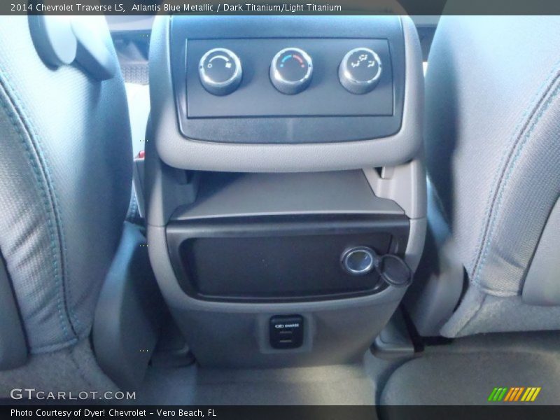Atlantis Blue Metallic / Dark Titanium/Light Titanium 2014 Chevrolet Traverse LS