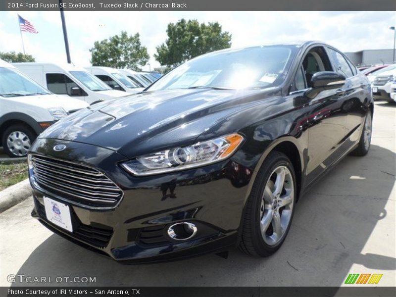 Tuxedo Black / Charcoal Black 2014 Ford Fusion SE EcoBoost