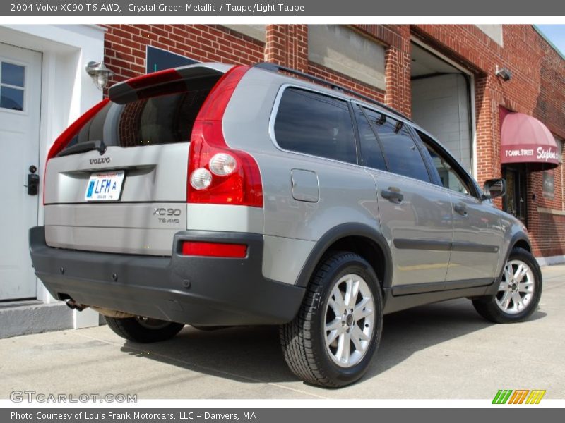 Crystal Green Metallic / Taupe/Light Taupe 2004 Volvo XC90 T6 AWD