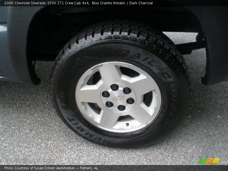Blue Granite Metallic / Dark Charcoal 2006 Chevrolet Silverado 1500 Z71 Crew Cab 4x4